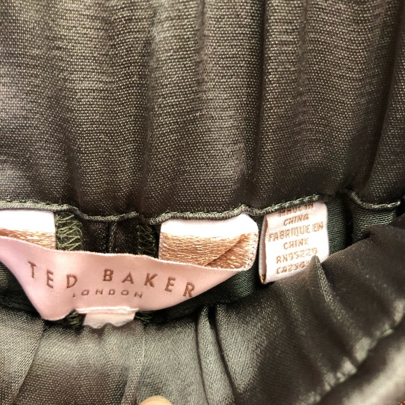 Women NWOT sz 0 Ted Baker paper bag joggers - Picture 4 of 7